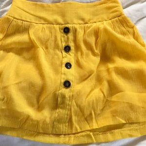Yellow skirt